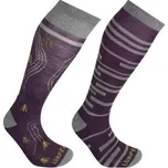 Lorpen T1 SKI MID Women 2 PACK GREY/PLUM šedá 34-37 EU