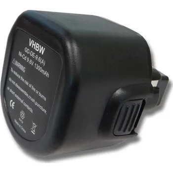 VHBW Baterie pro DeWalt DW902 / DW955K / Black &amp; Decker CD9600K / PS3200, 9.6 V, 1.5 Ah
