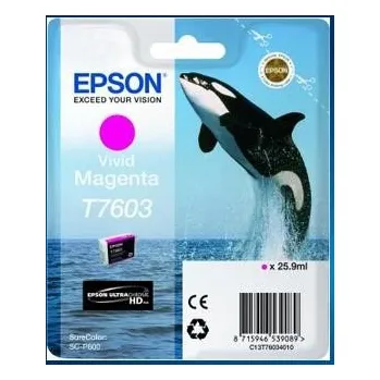 Počítač EPSON ink bar ULTRACHROME HD "Kosatka" - Vivid Magenta - T7603 (25,9 ml) C13T76034N10