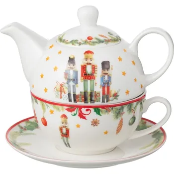 Tea for One s Louskáčky Chris Nutc v dárkové krabičce - 16*14*13 cm / 420 ml