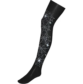 Karnevalový doplněk Funny Fashion Punčochy pavučiny