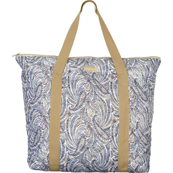 Taška Elva Beige krémová, modrá