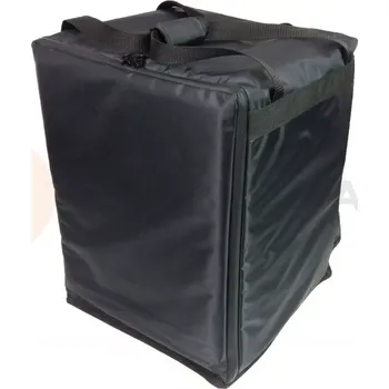 Termobox Batoh Courier z nylonu, zapínání na zip, červený s černým lemováním | FURMIS, PLECAK CUBE