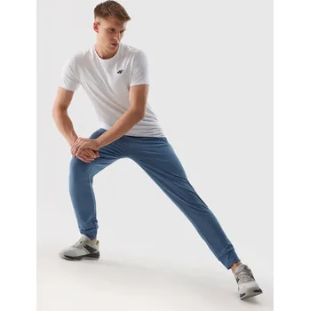 Pánské kalhoty Pánské sportovní rychleschnoucí kalhoty 4F - denim Velikost: L