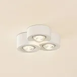 Stropní svítidlo Lindby Levia, 3 světla, 26x24,5 cm, bílá, omítka 3 x 11 W LED