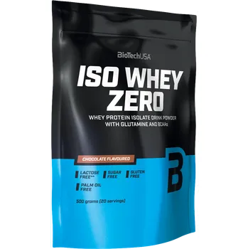 Protein BioTech USA Iso Whey Zero 500 g Příchuť: čokoláda
