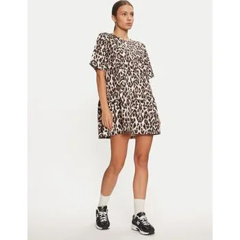 Dámské šaty Gina Tricot Každodenní šaty 24447 Hnědá Regular Fit L