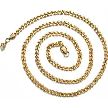 Náhrdelník IZMAEL Řetízek DE 34587 Zlatá/60cm/7mm KP34587