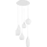 Ideal Lux SOFT SP6 závěsné svítidlo 6x E14 40W bez zdroje IP20, bílé