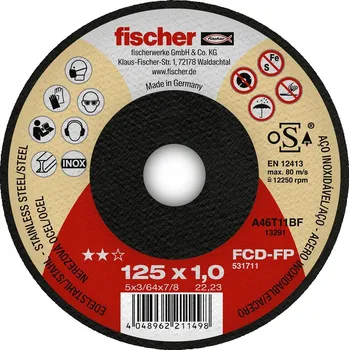 Řezný kotouč Fischer Řezný kotouč FCD-FP 125x1,0x22,23 plus 531711