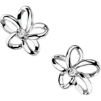 Náušnice Stříbrné náušnice HOT DIAMONDS Paradise DE248