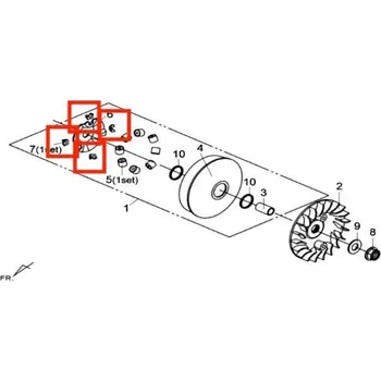 Motor pro motocykl SYM Vodítka Maxsym 22132-L6C-000-A