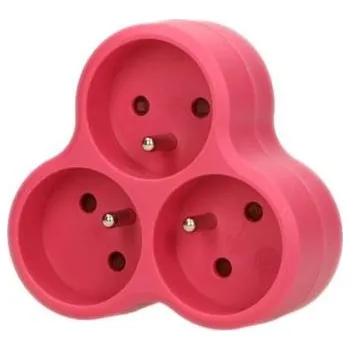 vypínač a zásuvka Zásuvka rozbočovací ORNO OR-AE-13134/P, růžová