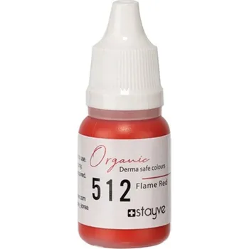 Make-up Barva pro permanentní make-up Stayve Flame Red č. 512