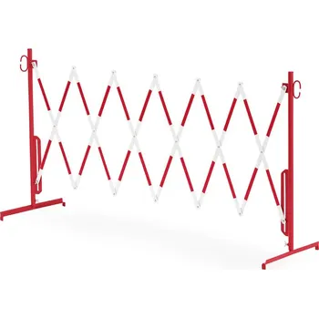 parkovací zábrana Roztahovací zábrana, bez koleček, max. 3000 mm, červená/bílá
