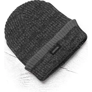 Čepice Ardon Zimní čepice pletená+fleece Vision Neo černo/šedá