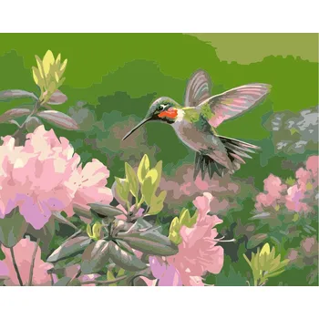 Titanum Malování podle čísel na plátno, KOLIBŘÍK, 40x50 cm, 1 bal.