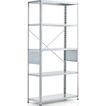 Dílenský regál Regál FIRST, 1960x1010x400 mm, galvanizovaný