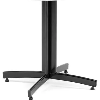 Jídelní stůl Kulatý stůl SANNA, Ø700x720 mm, černá/bílá