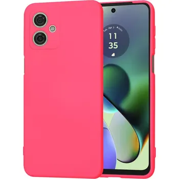 Pouzdro na mobilní telefon Kryt Motorola Moto G54 Power Edition / G64 Techsuit SoftFlex - hot pink