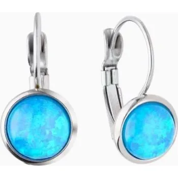 Šperk Náušnice Opal modrý