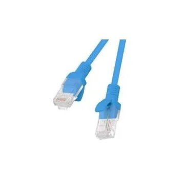 Patch panel LANBERG Patch kabel CAT.5E UTP 5M modrý Fluke Passed