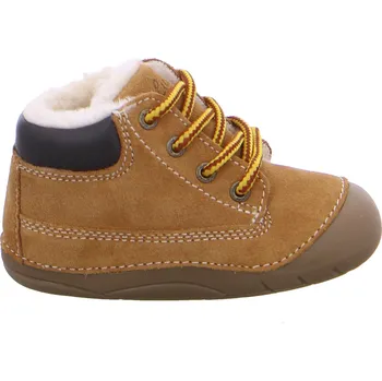 Chlapecké polobotky Capáčky Lurchi 33-13977-27/63L3003003 Suede Tan zateplené kožíškem Velikost: 19
