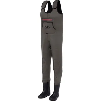 Rybářské oblečení Prsačky DAM Break Point Neoprene Wader Cleated Sole Velikost 44/45