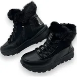 Pretty Dámské černé zimní boty 04 Barva: Černá, Velikost: 38