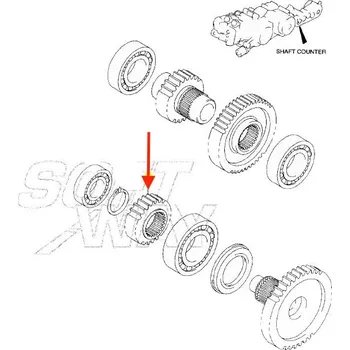 Kolo pro motocykl Suzuki Ozubené kolo č.3 2433110G00