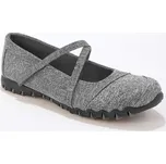 Sportovní baleríny, šedý melír v žerzejovém vzhledu šedá 36