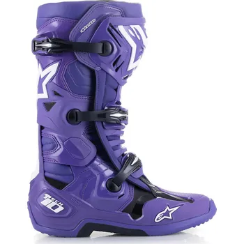 Moto obuv ALPINESTARS boty TECH 10 purple/black/white - 40,5
