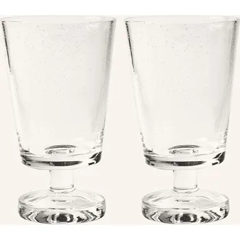 Sklenice Broste Copenhagen Sada 2 Skleniček Na Víno Bubble, bílá