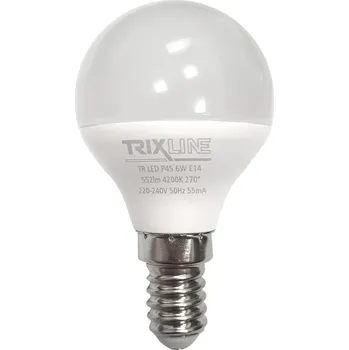 Žárovka LED žárovka Trixline 6W 552lm E14 P45 neutrální bílá
