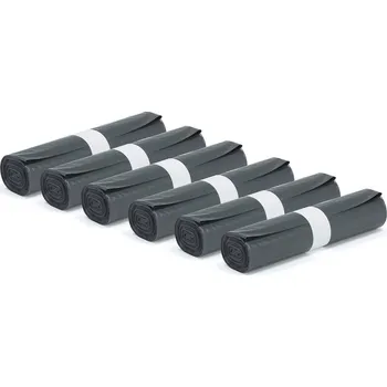 Pytle na odpadky Pytle na odpad, 6 rolí (25 ks/role), 125 l, černé