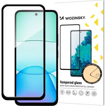 Ochranné sklo Wozinsky pro Xiaomi Redmi 13 na celý displej, černé (5907769362361) (Tvrzenné temperované ochranné sklo Aligátor pro Xiaomi Redmi 13 na celý displej v černé barvě)
