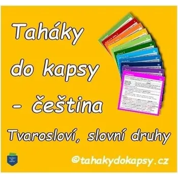 Taháky do kapsy - Ćeština: Tvarosloví, slovní druhy (kartičky v krabičce)
