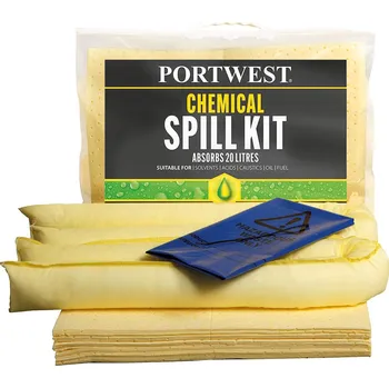 PORTWEST SM90 / Souprava Chemical 20 litrů, 6 ks - žlutá
