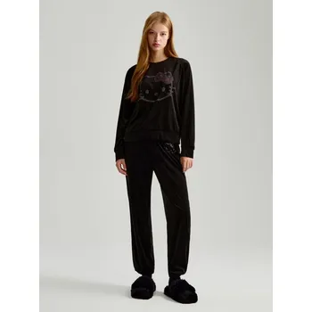 Žerzejové kalhoty Hello Kitty - S - House - černá - 181CL-99X