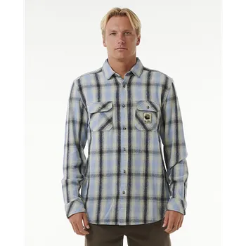 Pánská košile Košile Rip Curl SWC FLANNEL SHIRT Sparky Blue velikost M