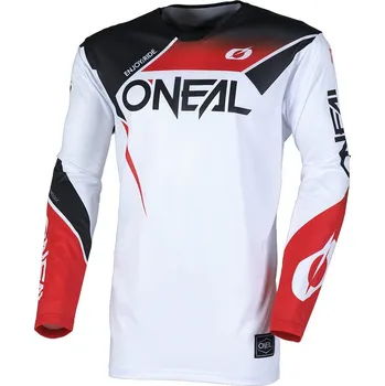 cyklistický dres Dres - O'NEAL Hardwear AIR SLAM 2025 - černá / červená M