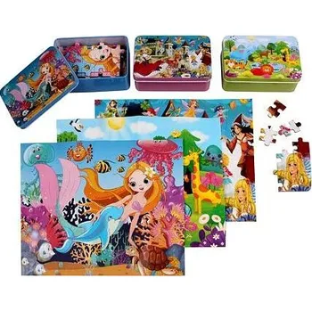 Puzzle Merco Puzzle Set Girl 100 dílků