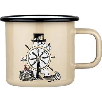 Smaltovaný hrnek Moomin The Adventurer 0,37l, béžový Muurla Muminci