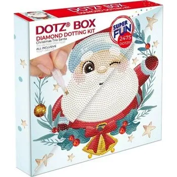 Set školních potřeb Diamond Dotz Box - Christmas Trio Santa