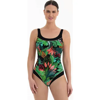 Dámské plavky Dámské jednodílné plavky 6419 smaragd - Anita 40D