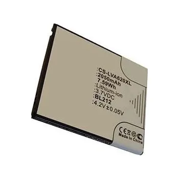 Baterie pro mobilní telefon VHBW Baterie pro Lenovo A620T / A708T / S898T, 2050 mAh