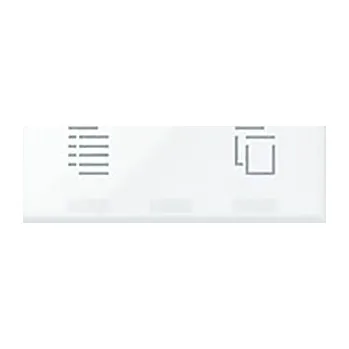 vypínač Simon 100 10002037-130 Kryt iO Master žaluziové tlačítko, centrální ovládání žaluzií bílá