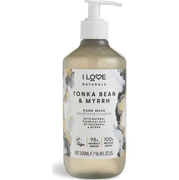 Mýdlo I Love Cosmetics I Love mýdlo na ruce Naturals 500 ml I Love Naturals: Tonkové boby & Myrha