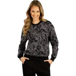 Dámská mikina LITEX s dlouhým rukávem černá Velikost: S, kód: LI-7E218-S