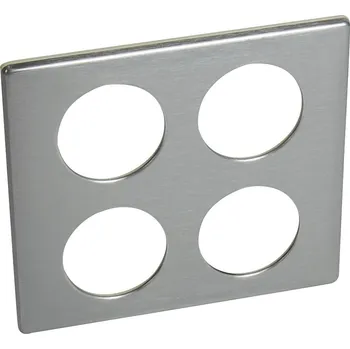 vypínač CL RÁMEČEK 2X2 ŠEDÝ HLINÍK *068964 Legrand